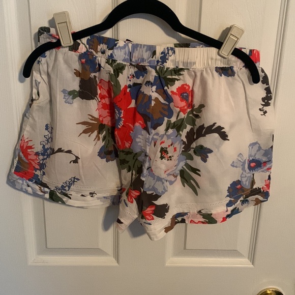 Joules Cotton Floral Pajama Short Set Size Medium - Picture 6 of 10